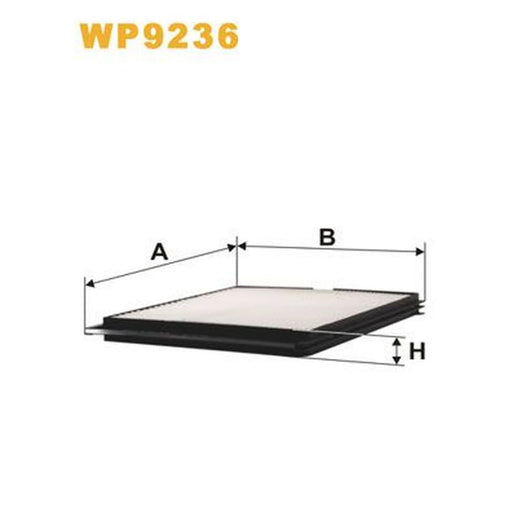 WIX Cabin Air Filter (Pollen Filter) WP9236