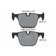 Textar Rear Brake Pad Set 2551401