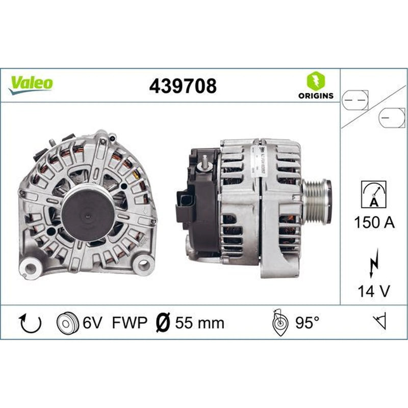 Valeo Car Alternator 12V 439708