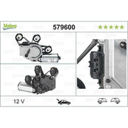 Valeo Front/Rear Wiper Motor Rear 579600