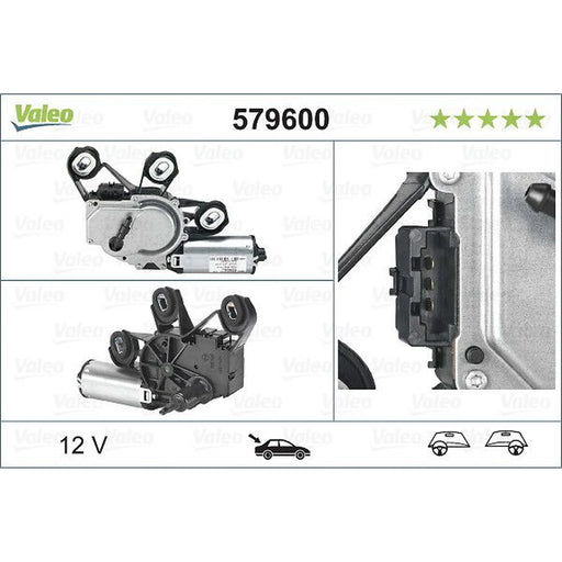 Valeo Front/Rear Wiper Motor Rear 579600