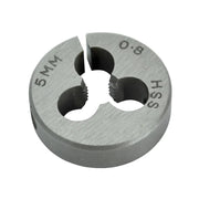 Faithfull HSS Straight Flute Split Die M5 x 0.8,, 13/16in OD - FAIHSSDM5