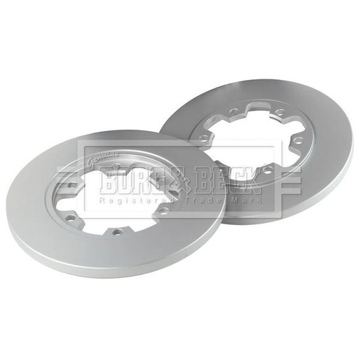 Borg & Beck 2 x Solid Rear Brake Discs BBD5386