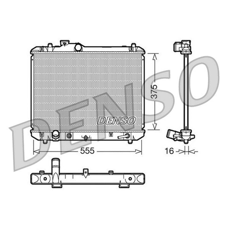 Denso Engine Radiator DRM47007