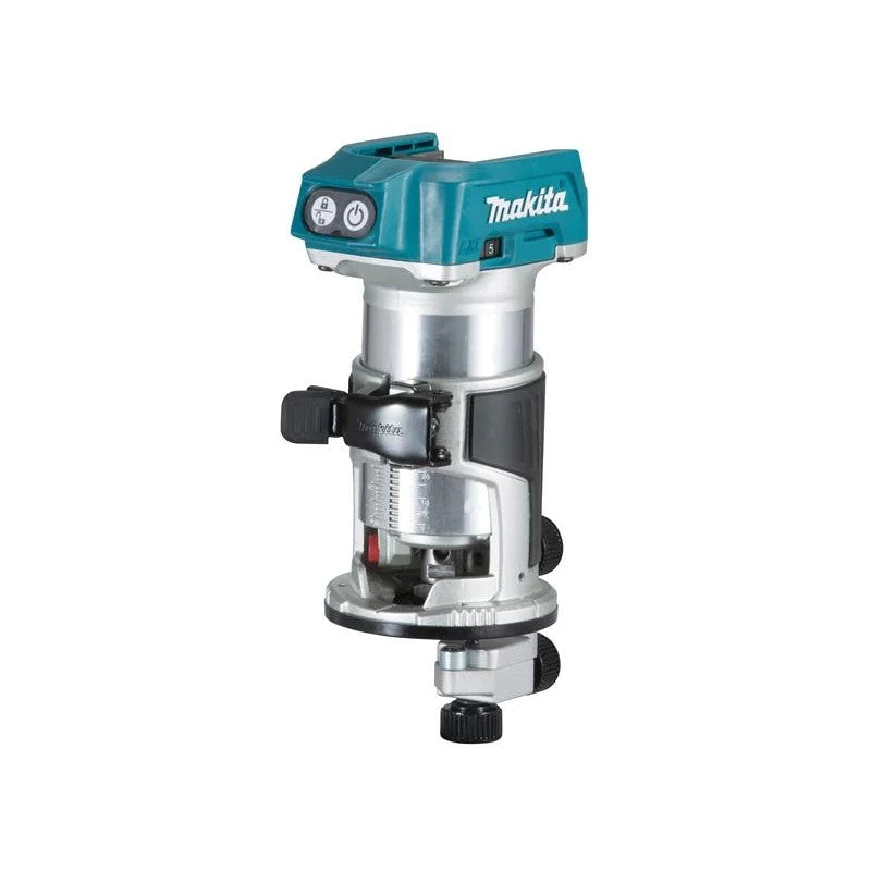Makita DRT50ZX4 Brushless LXT Router/Trimmer 1/4 & 3/8in 18V Bare Unit