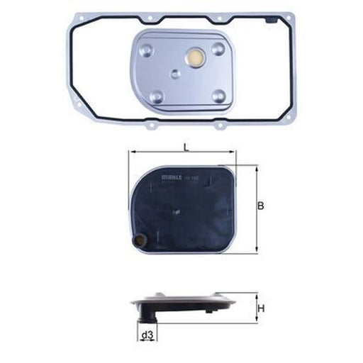 Mahle Automatic Transmission Hydraulic Filter HX 158D1