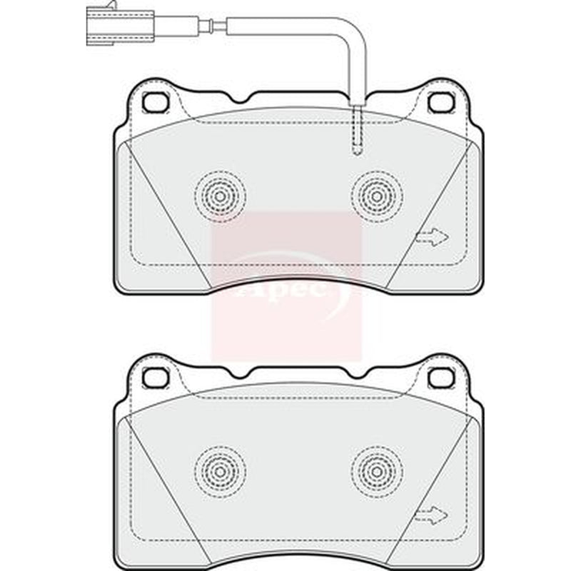 Apec Front Brake Pad Set PAD1790