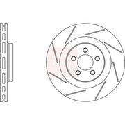 Apec 2 x Slotted/Internally Vented Front Brake Discs DSK2633