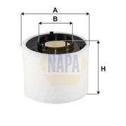 NAPA Engine Air Filter NFA1565
