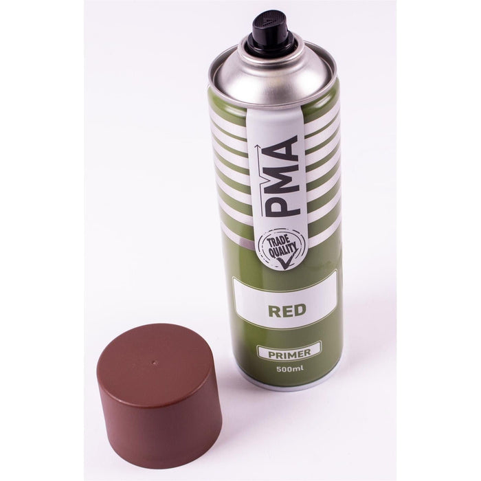2 x PMA Tough Durable Primer Spray Paint - Red - 500ml PCPA1021 PMA  - Town Parts