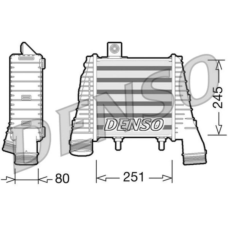 Denso Intercooler (Charge Air Cooler) DIT02008