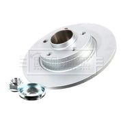 Borg & Beck 2 x Solid Rear Brake Discs BBD5813S