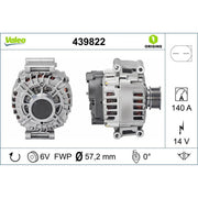 Valeo Car Alternator 12V 439822