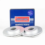 Borg & Beck 2 x Vented Front Brake Discs BBD4347