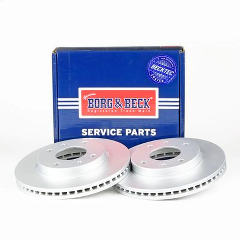 Borg & Beck 2 x Vented Front Brake Discs BBD4347