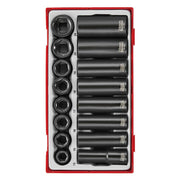 Teng Tools Impact Socket Set 1/2" Drive 16 Pieces TT9116N