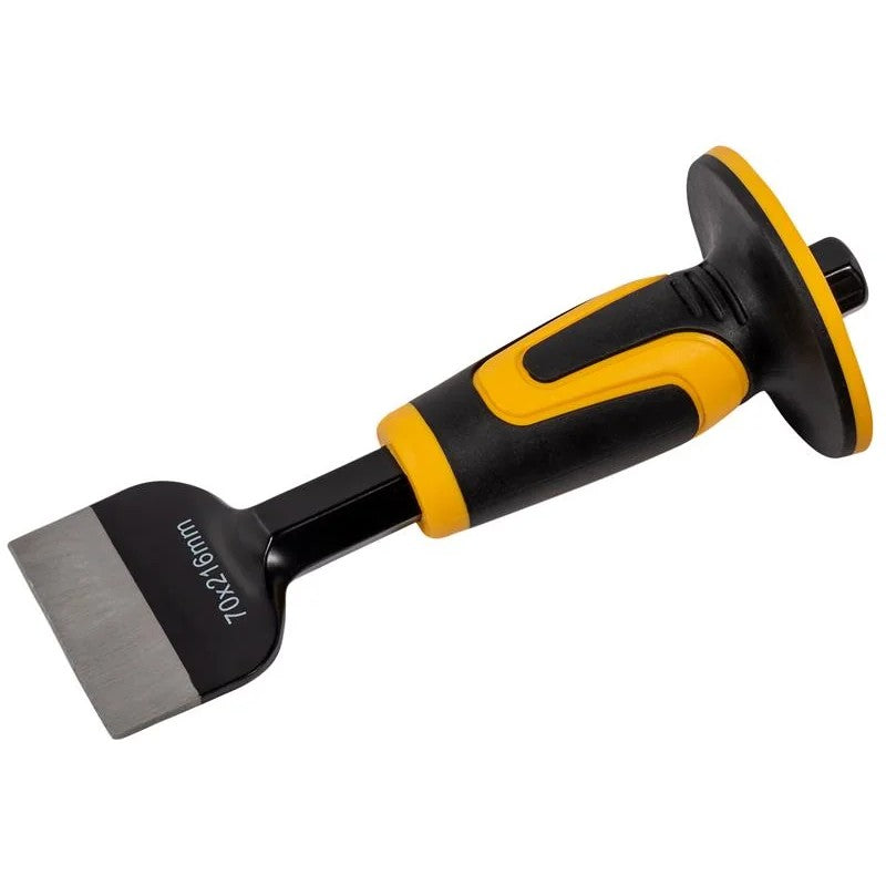 Roughneck Brick Bolster with Hand Guard 70x216mm (2.3/4x8.1/2in) 16mm Shank