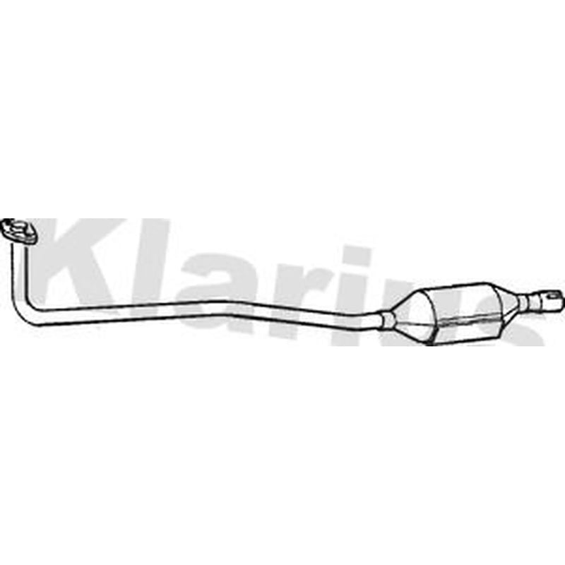Klarius Catalyst Type Approved With Pipe Front 321040