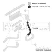 First Line Intercooler Turbo Charge Air Hose FTH1556