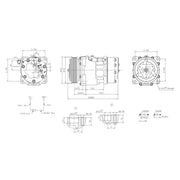 Hella Air Conditioning Compressor 8FK 366 200-551