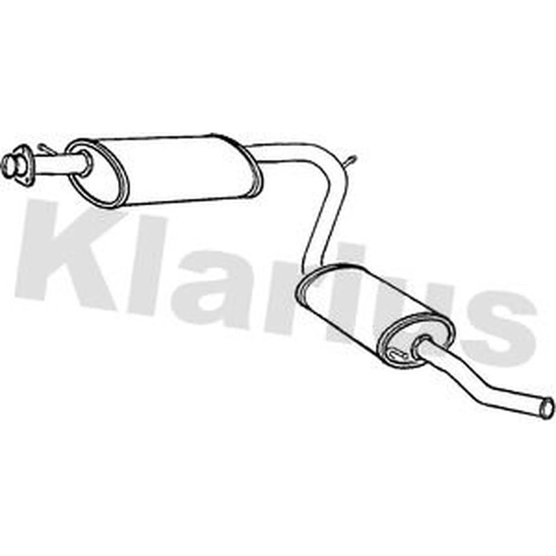 Klarius Box With Tail Pipe Rear FT815M 1726PS FT815M