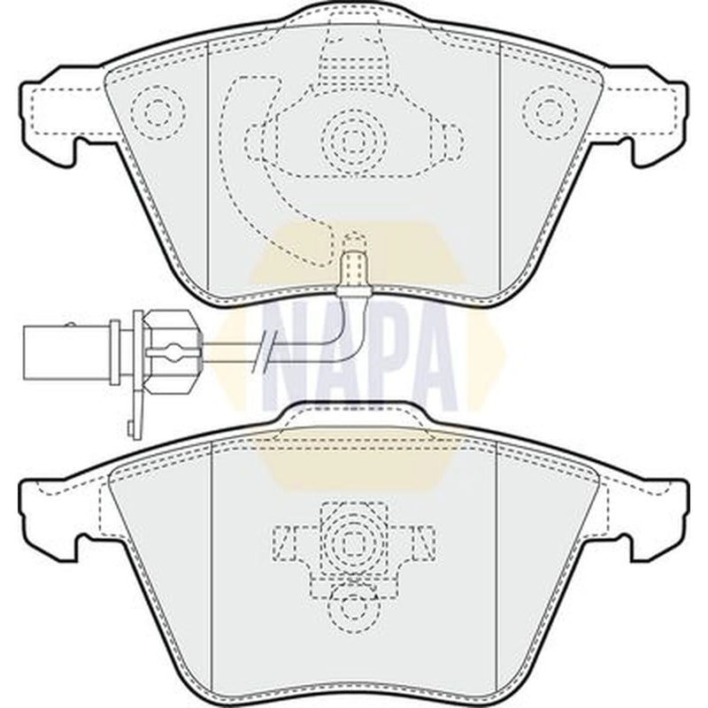 NAPA Front Brake Pad Set NBP1405