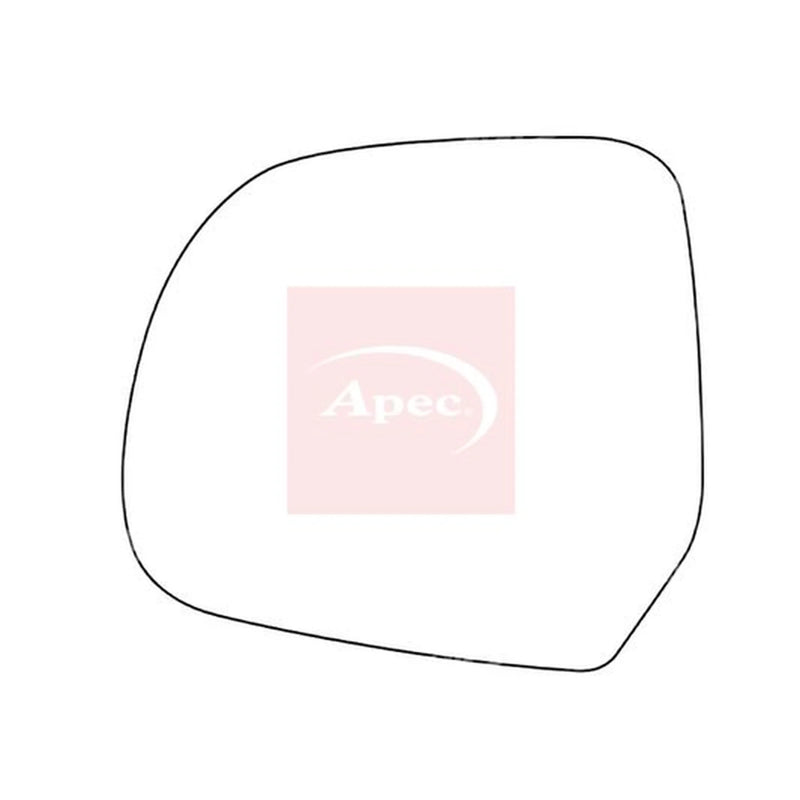 Apec Exterior Wing Mirror Glass Left AMS2147
