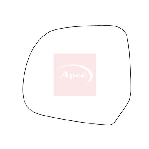 Apec Exterior Wing Mirror Glass Left AMS2147