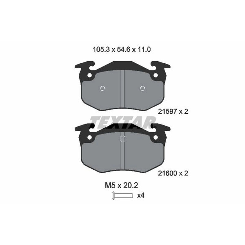 Textar Rear Brake Pad Set 2159701