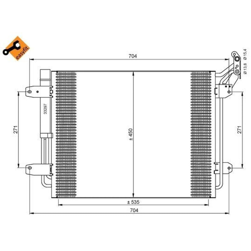 NRF Air Conditioning Condenser 35848