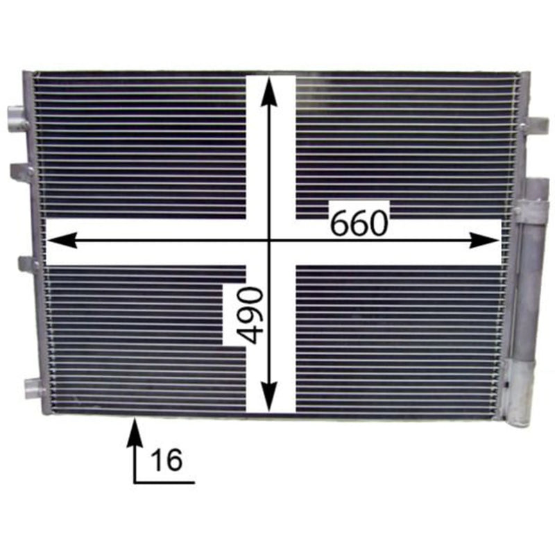 Mahle Air Conditioning Condenser AC 773 000S