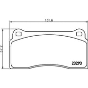 Mintex Front Brake Pad Set MDB2413