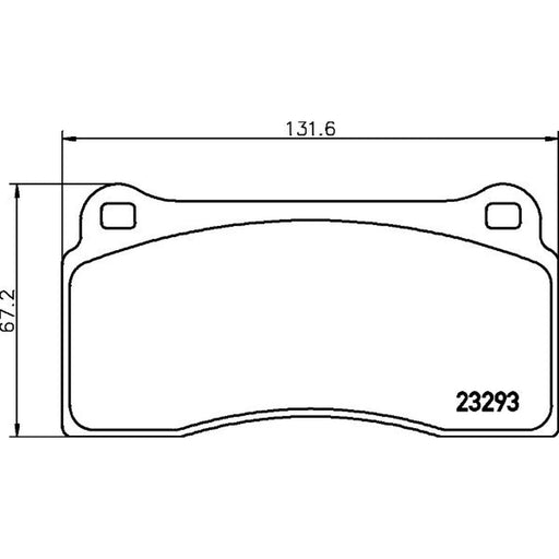 Mintex Front Brake Pad Set MDB2413
