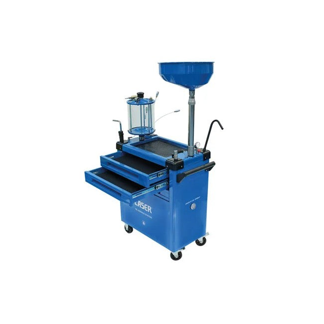 Laser Tools Oil Service Station Trolley 70L w/o tools - PL