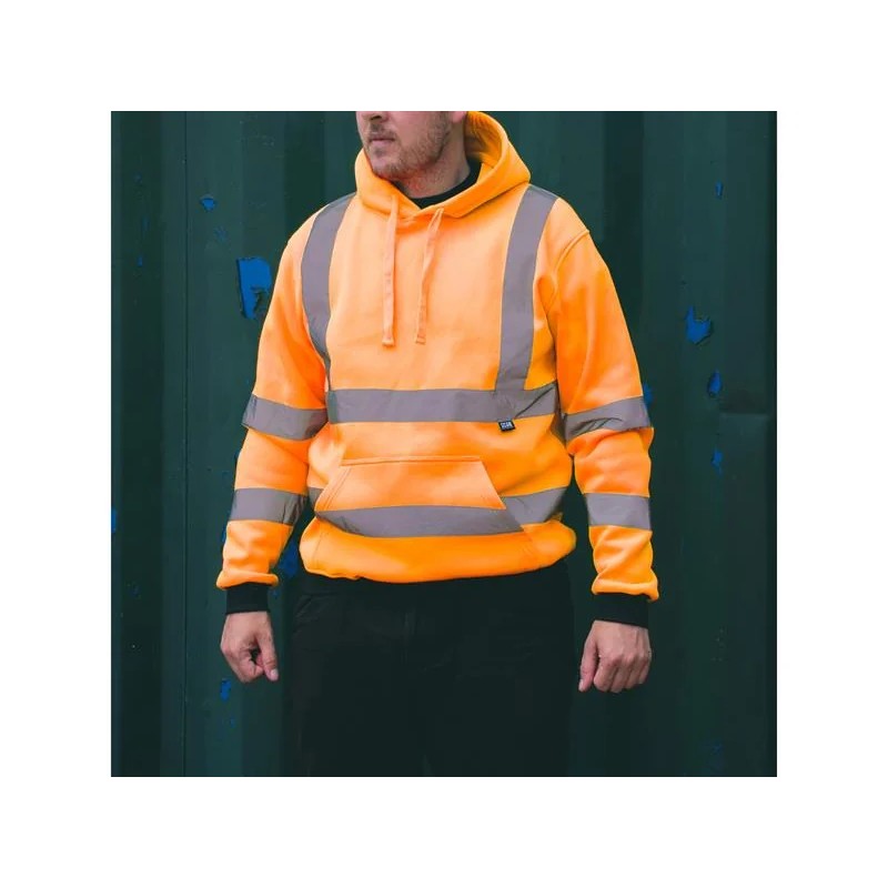 Scan Hi-Vis Hoodie Orange - XL - SCAHVHDYXLO