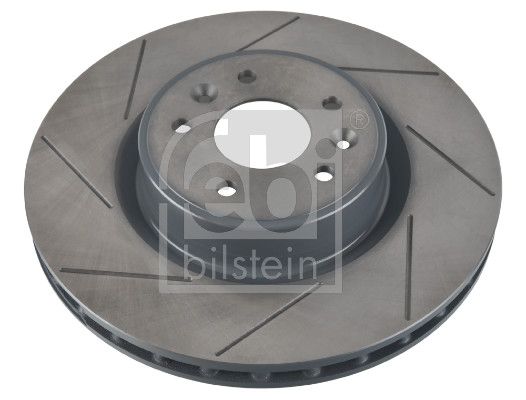Febi 2 x Brake Disc Set Slotted/Internally Vented Front