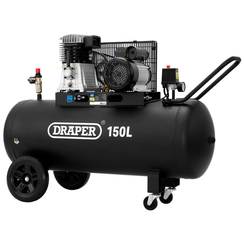 Draper Belt-Driven Air Compressor 2.2kW/3hp