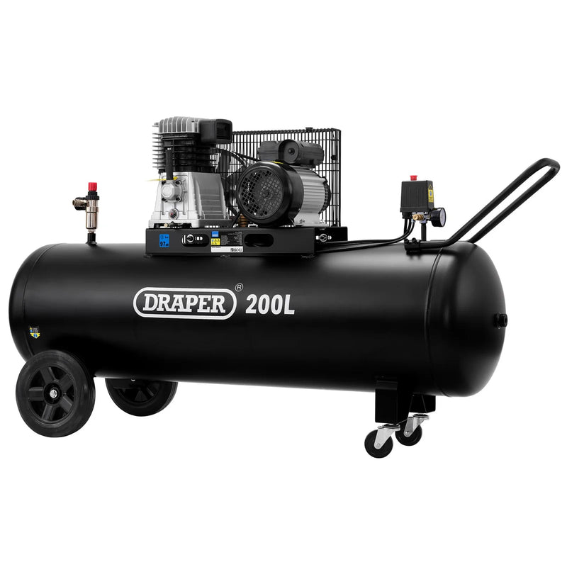 Draper Belt-Driven Air Compressor 2.2kW/3hp