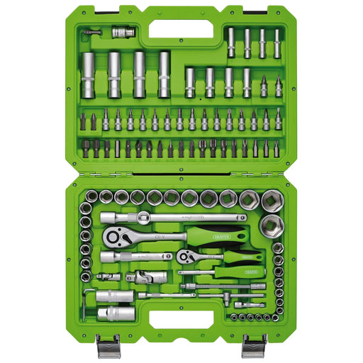 Draper Metric Socket Set 100 Piece 1/4” & 1/2” Sq. Dr.