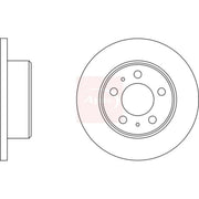 Apec 2 x Solid Rear Brake Discs DSK3777
