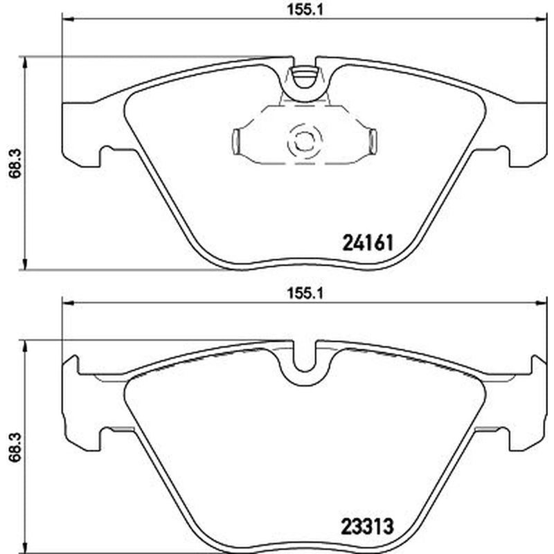 Mintex Front Brake Pad Set MDB3133