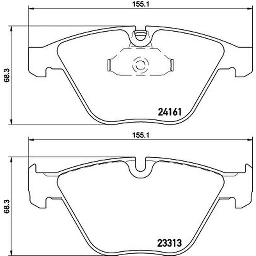 DON Front Brake Pad Set PCP2116