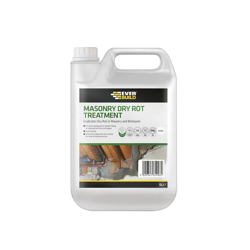 Everbuild Sika Masonry Dry Rot Treatment 5 litre - 483768