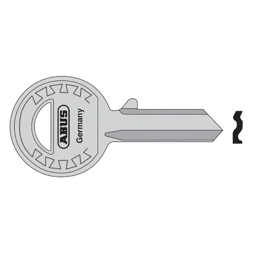 ABUS Mechanical 24-41-885 Right Hand 4 Pin Key Blank - 10002706-01