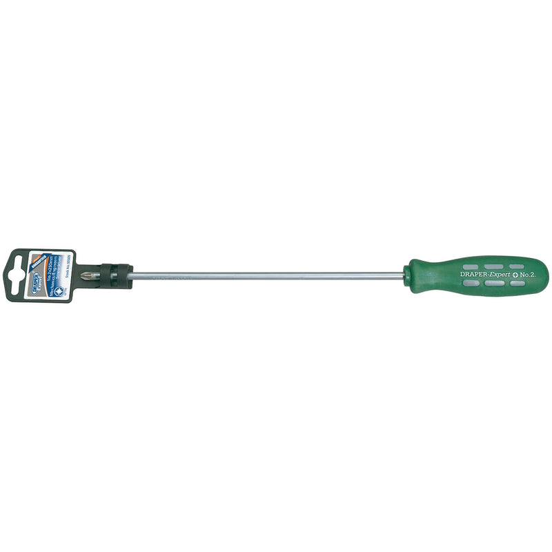 Draper Expert Screwdriver PZ Type No.2 x 250mm Long Reach