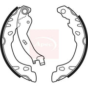 Apec Brake Shoe Set Axle Kit SHU689