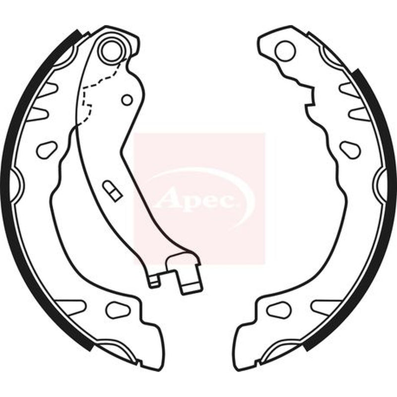 Apec Brake Shoe Set Axle Kit SHU689