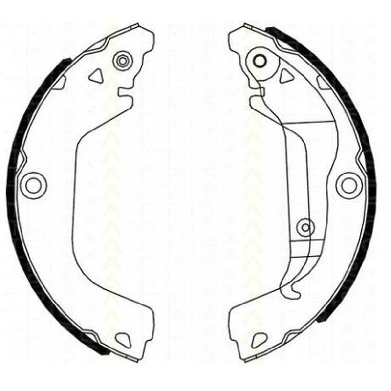 Mintex Brake Shoe Set Axle Kit MFR756