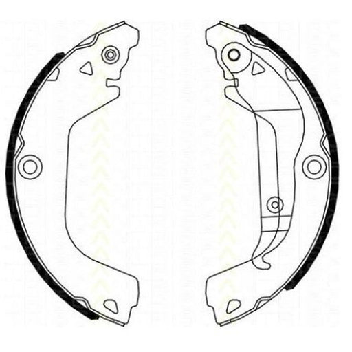 Mintex Brake Shoe Set Axle Kit MFR756