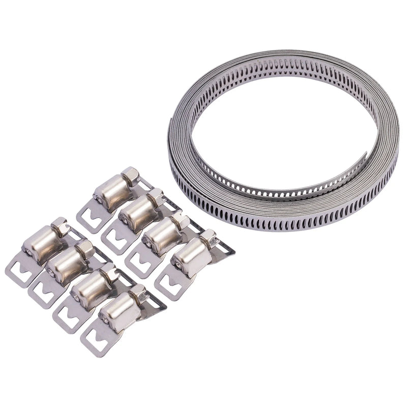 Draper Wide Hose Clamp Set - 3m Banding, 8mm & 12mm Variations